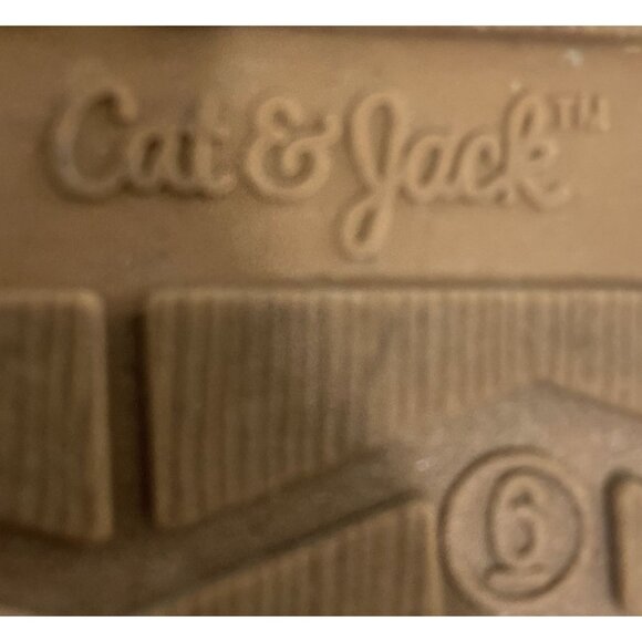 Cat & Jack Toddler size 6 Brown Faux Fur Lining Side Zipper Closure Boots shoes - Picture 7 of 7